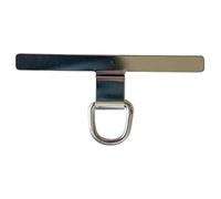 Patch de Cubierta del teléfono Celular - Almohadilla Ultra Delgada, Conector de Metal Duradero | Pestaña de Correa del teléfono Universall para Archivos adjuntos Seguros, Parte de reemplazo de cordón