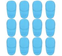 Patch de ojos de 12 piezas para gafas 4x2 pulgadas transpirables parches para niños para gafas con agujeros parches de ojo reutilizables para niños para adultos ojo perezoso ambliopía estrabismo, par