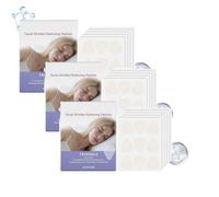 Patch di serraggio del viso, nastro di sollevamento del viso invisibile, toppe di crowne, patch di linee di sorriso della fronte, adesivo naturale e adatto alla pelle, Tenuta duratura (3pcs)