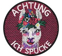 Patch Kinder Niños Parche (Achtung - Ich spucke - Patch/Atención - Escupo Patch)