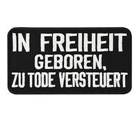 Patch Nacido en libertad a la muerte impuesto Anarchy Rocker Kutte parche