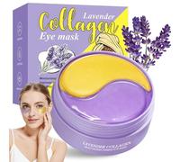 Patch Occhi Collagene Lavanda Hydrogel Idratante Anti-Occhiaie Anti-Borse Contorno Occhi Rinfrescante Relax Korean Skincare - Maschera 60 Pezzi 30 Coppie per Cura Quotidiana e Viaggio