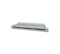 Patch panel 19" Cat.5e 24 puertos RJ45 - DIGITUS - Gris