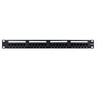 Patch Panel 19" NanoCable 24 Portas RJ45 Cat.6A UTP