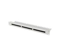 LANBERG Panel de conexión de 19" 1U 24 Puertos Cat.5E UTP + Cable org.