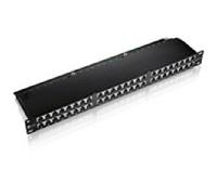 PATCH PANEL 48 PUERTOS CATEGORIA 6 APANTALLADO 1U COLOR NEGRO