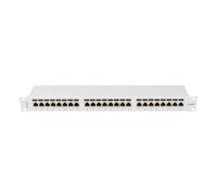 Patch Panel Lanberg PPSA-1024-S 24 Puertos Cat6a F/UTP Rack 1U Gris
