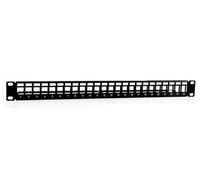 Patch Panel Rack 24 Puertas Enchufable al Vacío 19 1U - CROMAD