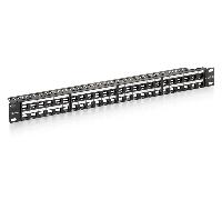 Equip 769248 Panel de parcheo 1U - Bahía de Entrada (Cat6, Negro, 1U, 44 mm, 483 mm, 92,7 mm)