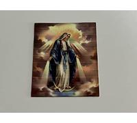 Patch-Parche SUBLIMATICA - Virgen de los MIRACOLI - Termoadhesivo, dimensiones: 7,5 x L. 6 cm - Made in Italy