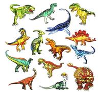 Patch Sticker, Woohome 14 Pz Toppa per Vestiti Patch Dinosauro para Ropa, Mochila, Gorras, Repara El Palo de Agujero