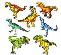 Patch Sticker, Woohome 7 Pz Toppa per Vestiti Patch Dinosauro para Ropa, Mochila, Gorras, Repara El Palo de Agujero