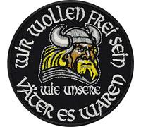 Patch Wikinger Vikingo (Wir wollen frei sein, wie unsere Väter es waren. / Queremos ser libres, como lo fueron nuestros padres. - Patch)