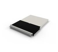 Patchbox ONE 30 RU Cat.6a - Panel de conexión de 24 puertos con sistema de gestión de cables retráctil para racks de 19 pulgadas, incluye cables planos y casetes de 10 GB, fácil configuración de red y