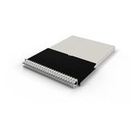 Patchbox ONE 30 RU Cat.6a - Panel de conexión de 24 puertos con sistema de gestión de cables retráctil para racks de 19 pulgadas, incluye cables planos y casetes de 10 GB, fácil configuración de red y