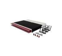 PATCHBOX patchbox.one - Solución Gestión Cables Red 8RU UTP Cat.6a PoE/PoE++ 24 Cables Retráctiles para Rack, Optimiza Espacio y Tiempo - Rojo