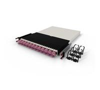 PATCHBOX Plus+ OM4 LC-SC 1U - Paneles de parche (LC-SC, negro, polioximetileno (POM), acero inoxidable, 1U, 19", 1,7 m)