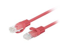 CABLE RED LANBERG LATIGUILLO CAT.6 UTP 1M ROJO FLUKE PASSED PACK 10 UD