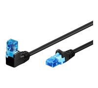 Patchcord CAT 6A U/UTP cuadrado 1x 90, negro, 10m 51533