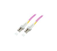 Patchcord EFB LC/UPC-LC/UPC Dúplex Multi Mode OM4 5 m Morado | O0319.5