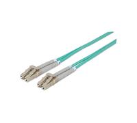 Patchcord INTELLINET LC/UPC-LC/UPC Dúplex Multi Mode OM3 10 m aqua | 750097