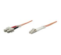 Patchcord INTELLINET SC/UPC-LC/UPC Dúplex Multi Mode OM2 1 m Naranja | 470353