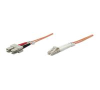 Patchcord INTELLINET SC/UPC-LC/UPC Dúplex Multi Mode OM2 5 m Naranja | 470391