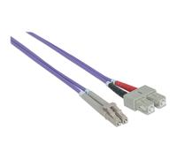 Patchcord INTELLINET SC/UPC-LC/UPC Dúplex Multi Mode OM4 3 m Morado | 750936
