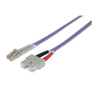 Patchcord INTELLINET SC/UPC-LC/UPC Dúplex Multi Mode OM4 5 m Morado | 751056