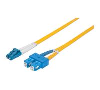 Patchcord INTELLINET SC/UPC-LC/UPC Dúplex Single Mode OS2 5 m Amarillo | 473729