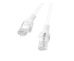 Patchcord kat.5e utp 3m bia?y fluke passed lanberg 10-pack