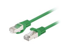 Patchcord kat.6 ftp 0.25m zielony fluke passed lanberg 10-pack