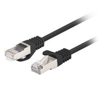 Patchcord kat.6 ftp 1m czarny fluke passed lanberg 10-pack