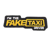 PATCHERIA I'm The Fake Taxi Driver Parche Bordado Rectangular Adulto 1 Pieza