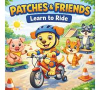 Patches & Friends Learn to Ride: Coloring Book Bikes, Skateboards, and Big Adventures (Patches and Friends Coloring Book Adventures)