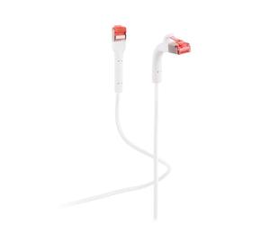 Patchkabel Flexline Cat. 6A mit biegbaren Stecker, U/FTP, weiß, 7,5m Marca