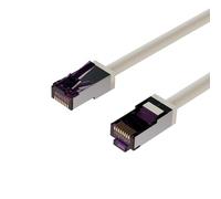 Patchkabel Flexline Cat. 6A S/FTP, hochflexibel, Kurze Bauform, PIMF, 500MHz, Grau, 0,25m Marca