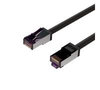 Patchkabel Flexline Cat. 6A S/FTP, hochflexibel, Kurze Bauform, PIMF, 500MHz, Schwarz, 10m Marca