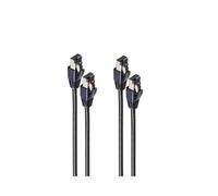 Patchkabel shiverpeaks®-Basic-S Cat. 8.1 F/FTP PIMF LSZH Schwarz 1,0m-VE2 Marca