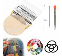 PatchMaker Loom,2026 New Knit Patch Darning Loom for Beginners,2.0 Upgrade Mini Knit Patch Machine kit,Darning Looms Weave Tool,Quickly Sewing Repair,DIY Sewing Craft Supplies(14)