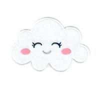 PatchMommy Nube Parche Termoadhesivo Parche Bordado para Ropa - Parches Infantiles y Apliques para Niños