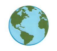 PatchMommy Tierra Mundo Parche Termoadhesivo Parche Bordado para Ropa - Parches Infantiles y Apliques para Niños