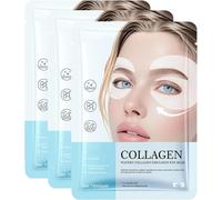 Patchs contour des yeux au collagène, masque pour les yeux hydratant et apaisant, nourrit, hydrate, améliore l'élasticité, pour les cernes, les poches et les ridules