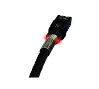 PatchSee - Juego de 6 cuerdas Patchsee Cat 6 A U/UTP negro 2,40 M