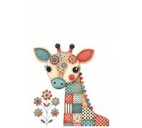 Patchwork Giraffe Daily Planner: A Sweet and Colorful Organizer with a Gentle Jungle Touch