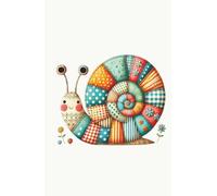 Patchwork Snail Notebook: Slow Down & Create - One Page at a Time