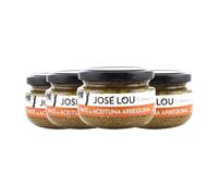 Paté de aceituna Arbequina José Lou 110 g pack de 4