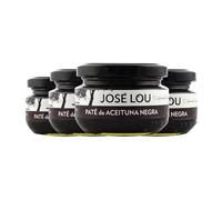 Paté de aceitunas negras José Lou pack de 4 tarros