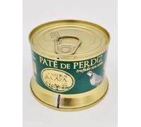 Paté de perdiz trufado con setas de La catedral de la caza, 125 g (Lote de 3 unidades)