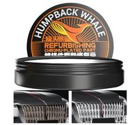 Pâte De Restauration Pour Chromage Automobile - Pâte De Réparation Antiruille Et Nettoyante Pour Bandes Brillantes Métalliques, Emblèmes, Jantes, Pare-chocs, Intérieur Acier Inoxidable, Argent, Chro